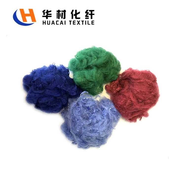 Dope Farvet Polyester Korte Fiber